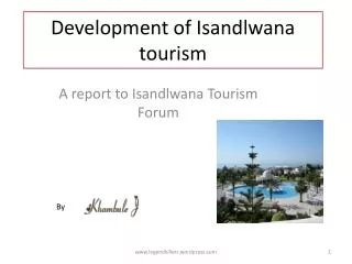 Development of Isandlwana tourism
