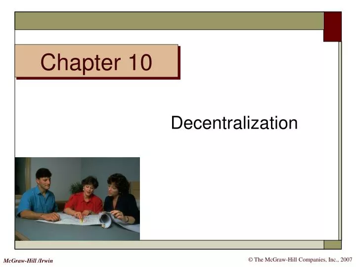 decentralization