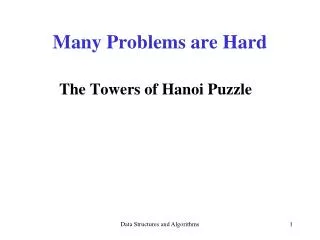 Many Problems are Hard