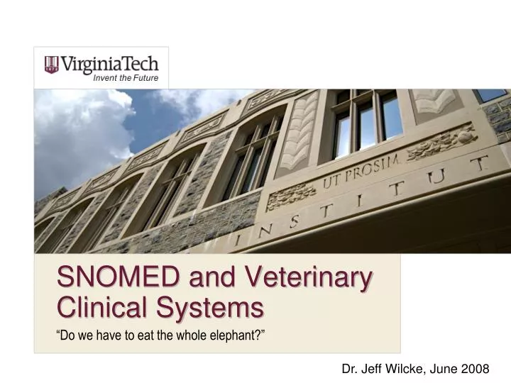 snomed and veterinary clinical systems