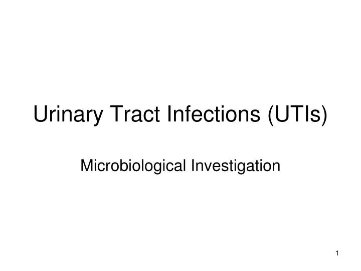 urinary tract infections utis