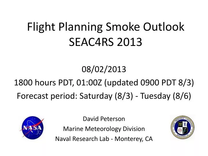flight planning smoke outlook seac4rs 2013