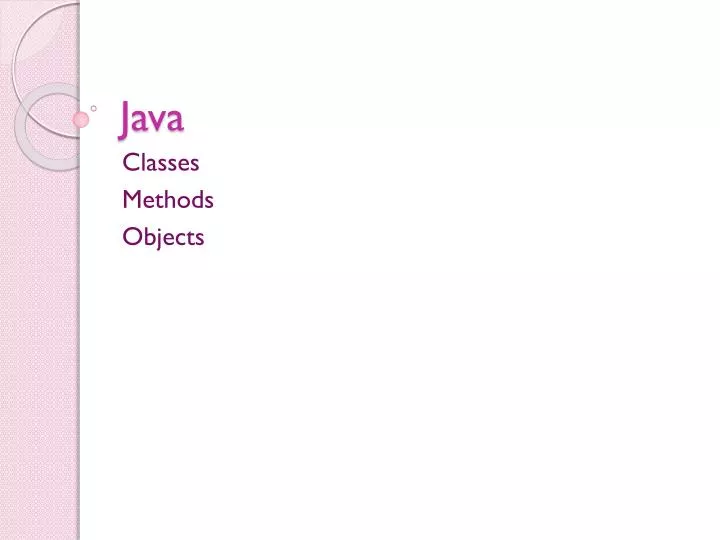 PPT - Java PowerPoint Presentation, Free Download - ID:3031545