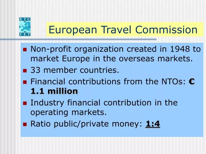 european travel commission