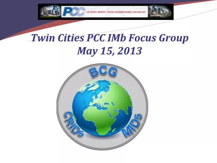 twin cities pcc imb focus group may 15 2013