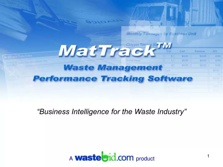 business intelligence for the waste industry