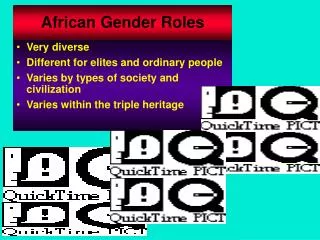 African Gender Roles