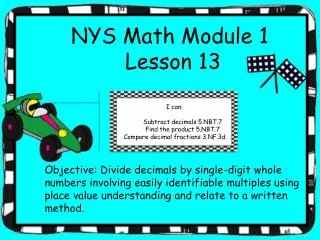 NYS Math Module 1 Lesson 13