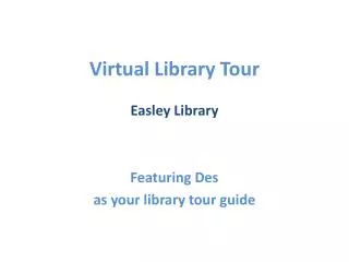 Virtual Library Tour