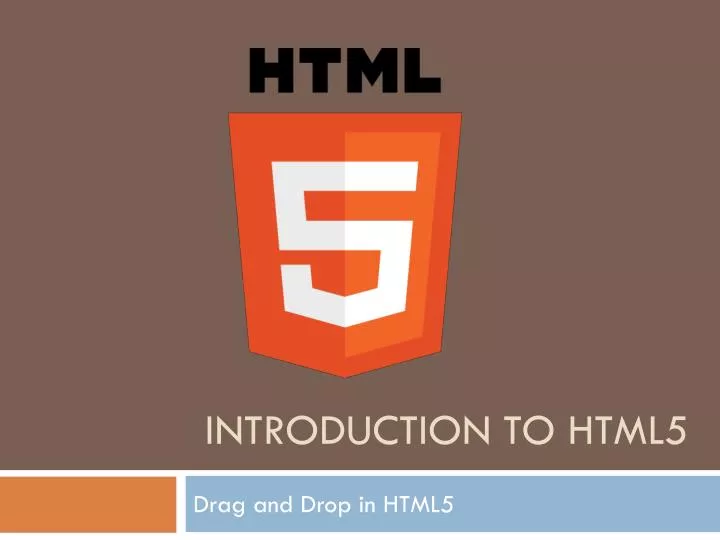 introduction to html5