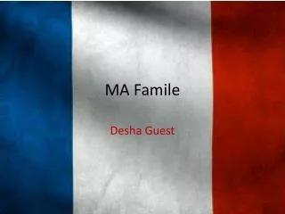 ma famile