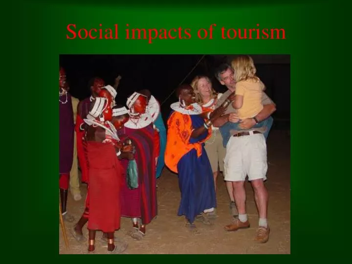 social impacts of tourism