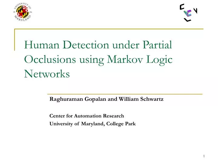 human detection under partial occlusions using markov logic networks