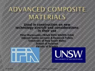 Advanced Composite materials