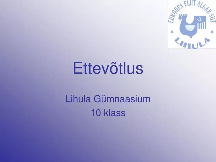 ettev tlus