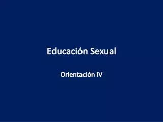 educaci n sexual