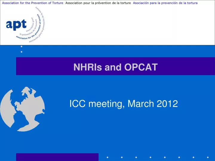 nhris and opcat