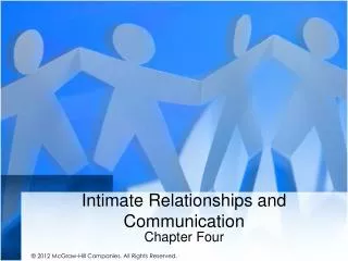 Intimate Relationships and Communication