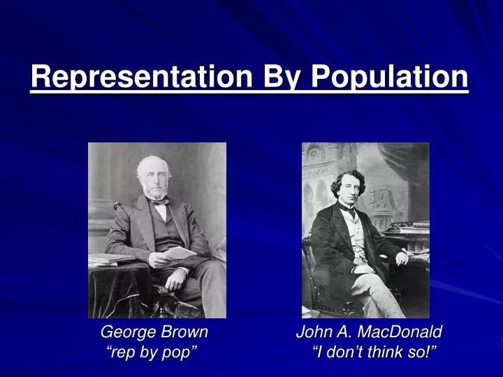 representation by population