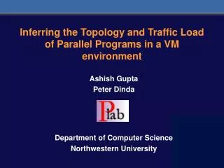 Inferring the Topology and Traffic Load of Parallel Programs in a VM environment