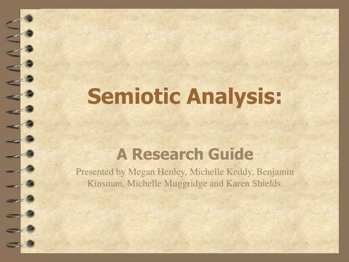 semiotic analysis