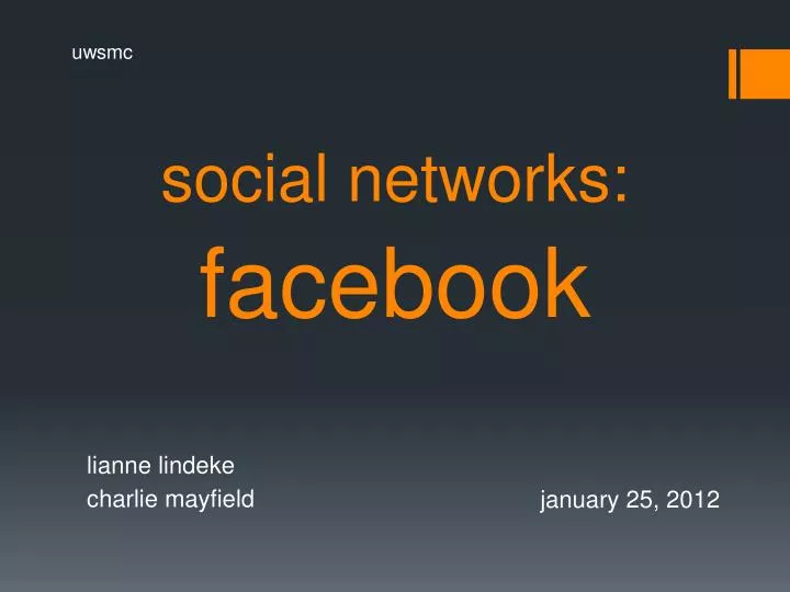 social networks facebook