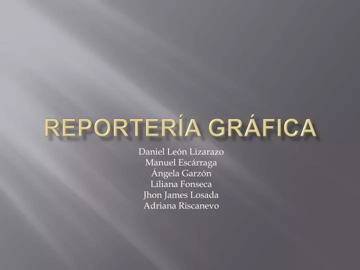 reporter a gr fica