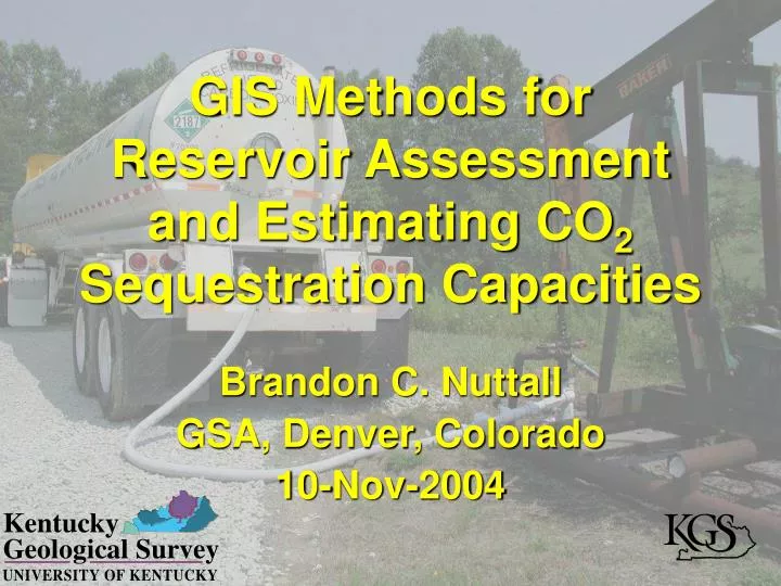 gis methods for reservoir assessment and estimating co 2 sequestration capacities