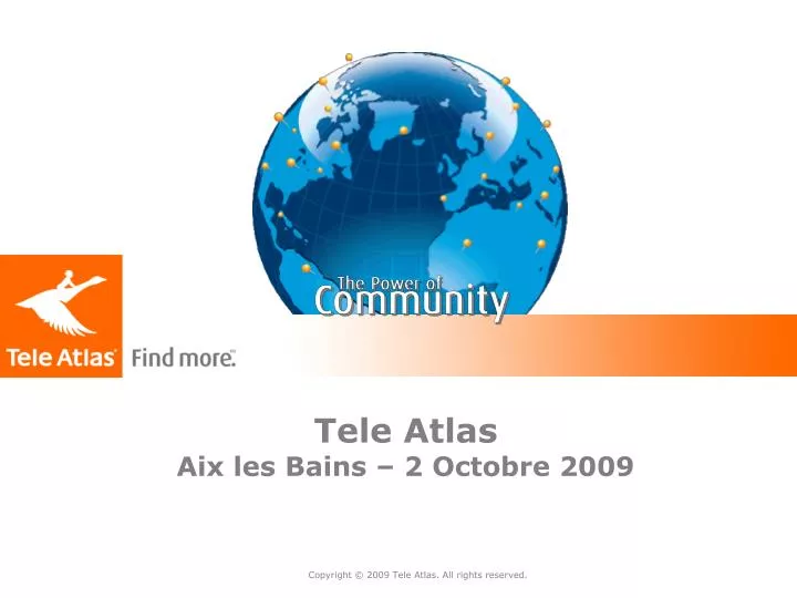 tele atlas aix les bains 2 octobre 2009