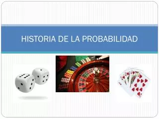 historia de la probabilidad