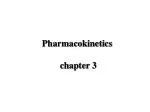 Pharmacokinetics chapter 3 - slide 1
