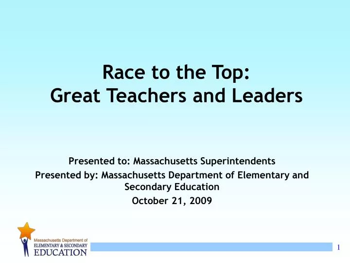 race to the top great teachers and leaders
