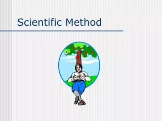 scientific method