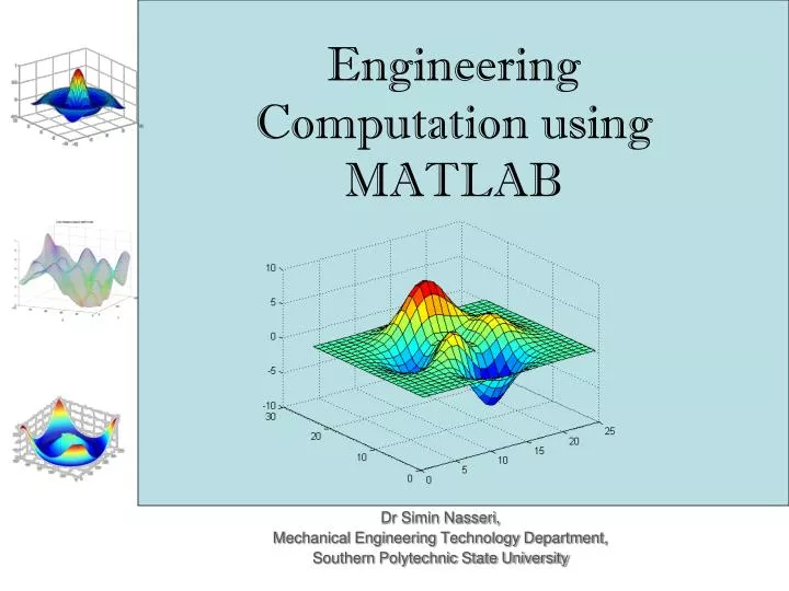 engineering computation using matlab