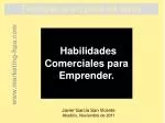 Técnicas avanzadas de venta - slide 1