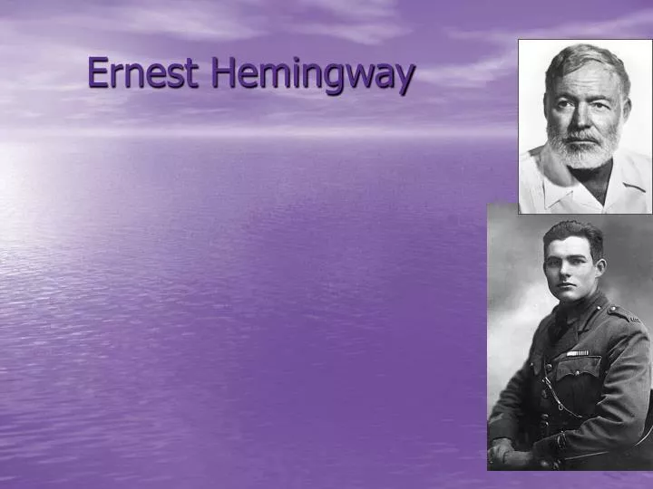 ernest hemingway