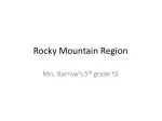 Rocky Mountain Region - slide 1
