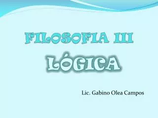 filosofia iii