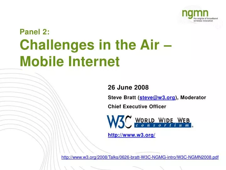 panel 2 challenges in the air mobile internet