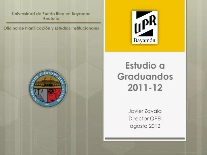 estudio a graduandos 2011 12