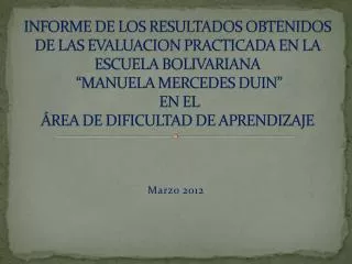 marzo 2012