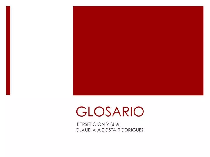 glosario