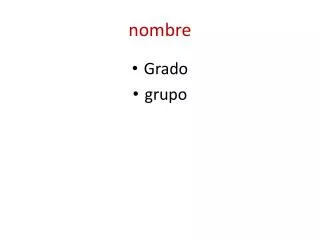 nombre