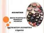 COSMETICOS - slide 1