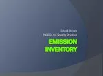 Emission Inventory - slide 1
