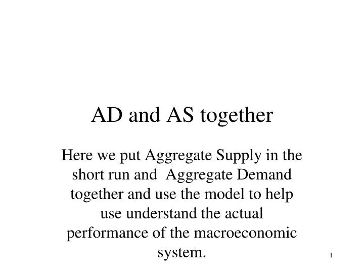 ad and as together