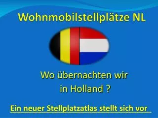wohnmobilstellpl tze nl