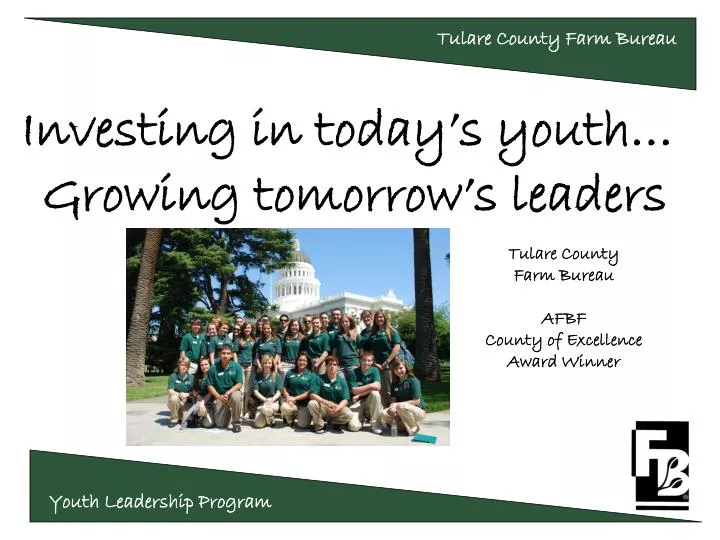investing in today s youth growing tomorrow s leaders