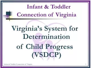 Infant &amp; Toddler Connection of Virginia