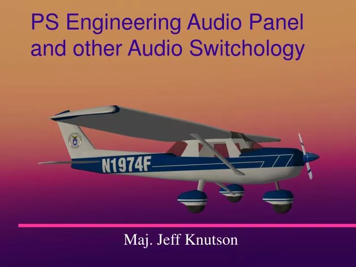 ps engineering audio panel and other audio switchology
